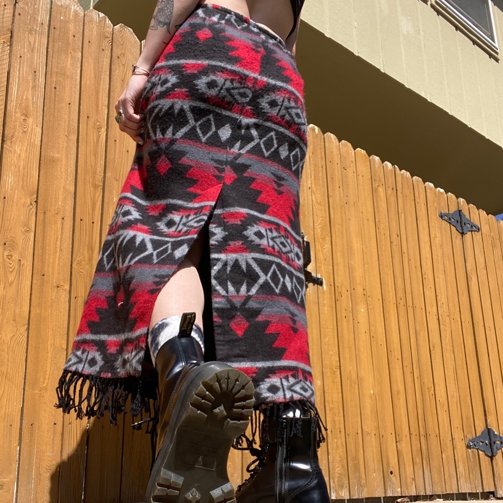 90’s Flannel Skirt